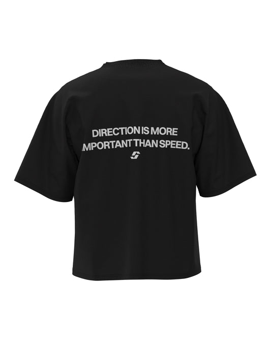 Direction Tee – Schwarz