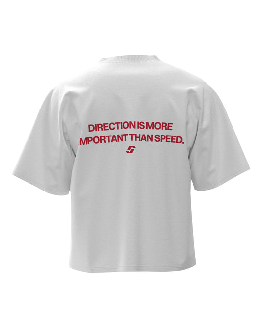 Direction Tee – Weiß